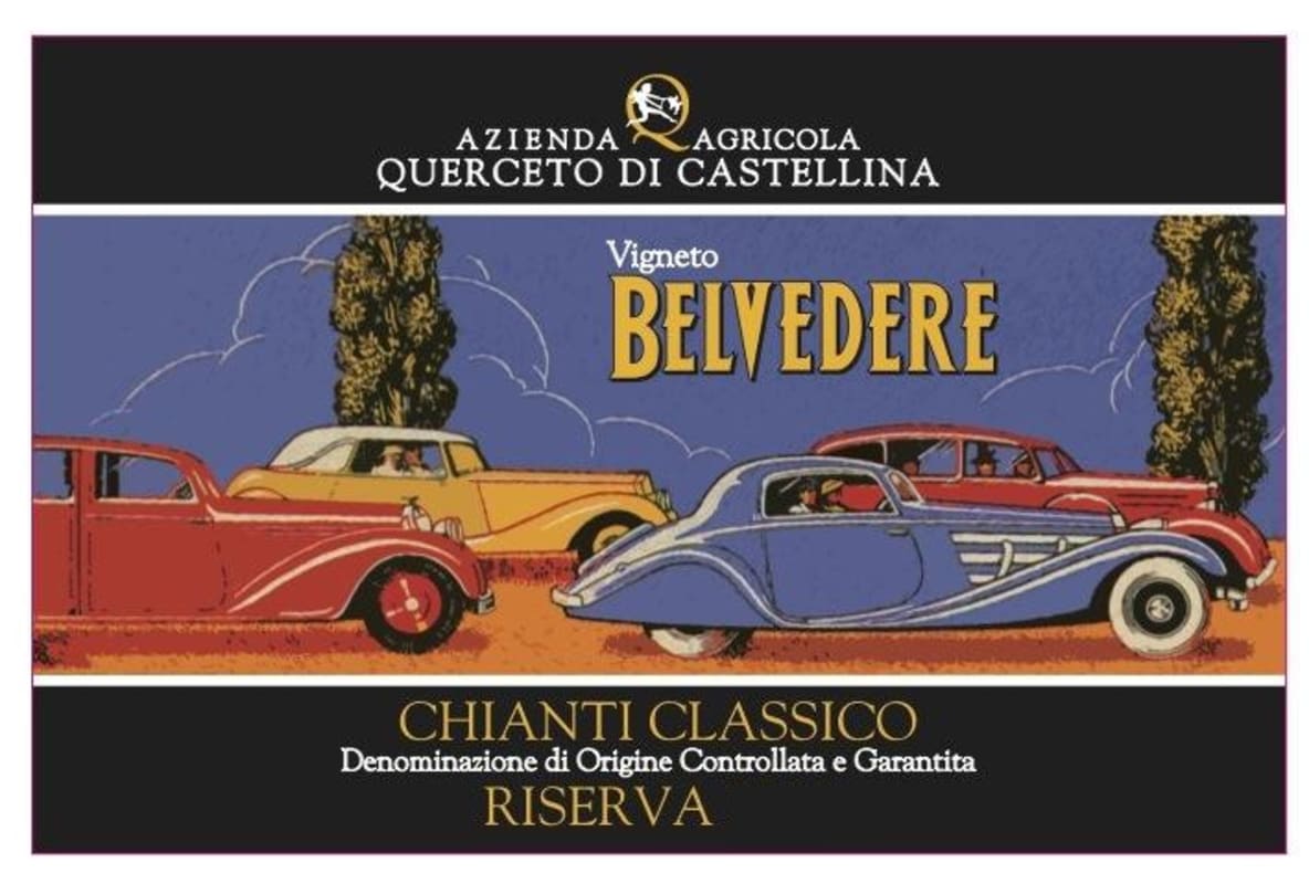 Castello di Querceto Belvedere Chianti Classico Riserva 2010 Front Label