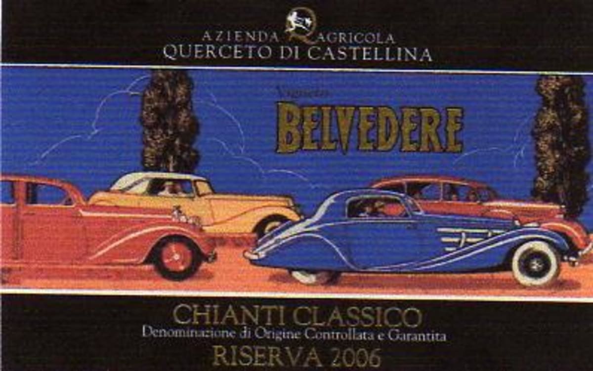 Castello di Querceto Belvedere Chianti Classico Riserva 2006 Front Label
