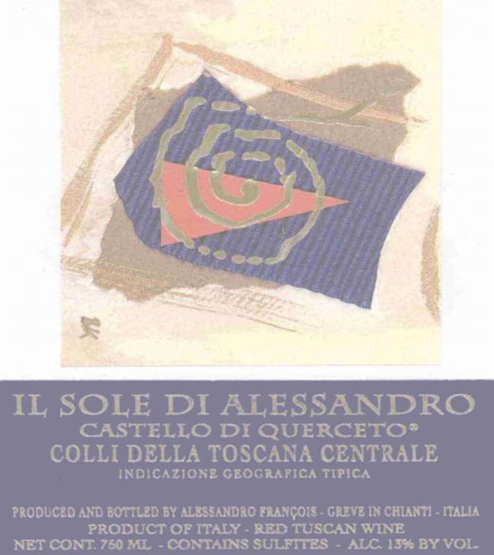 Castello di Querceto Il Sole di Alessandro 2007 Front Label