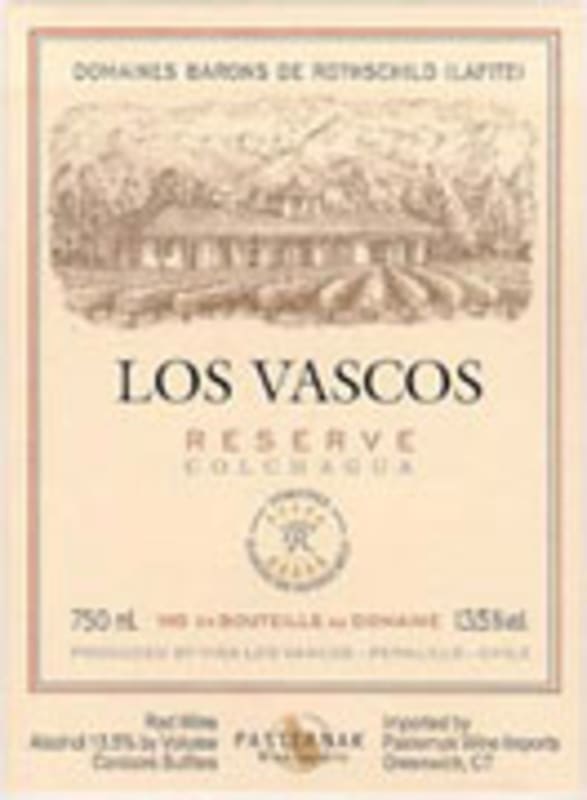 Los Vascos Reserve Cabernet Sauvignon 2003 Front Label