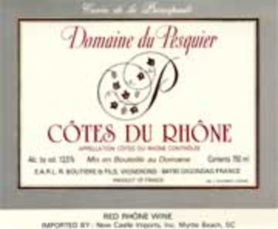 Domaine du Pesquier Cotes du Rhone 2003 Front Label