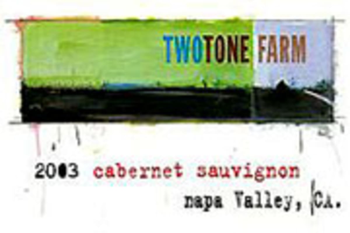 TwoTone Farm Cabernet Sauvignon 2003 Front Label