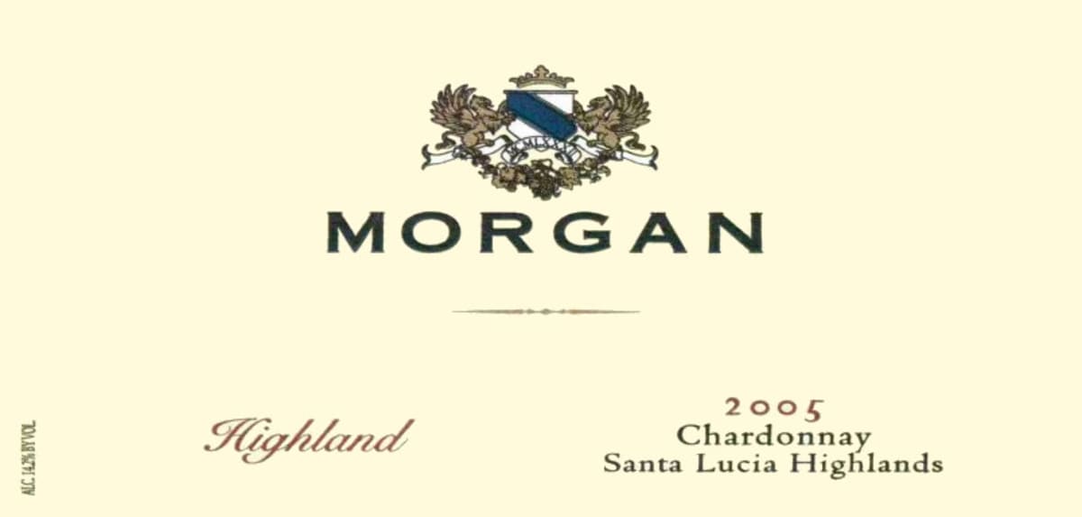 Morgan Highland Chardonnay 2005 Front Label