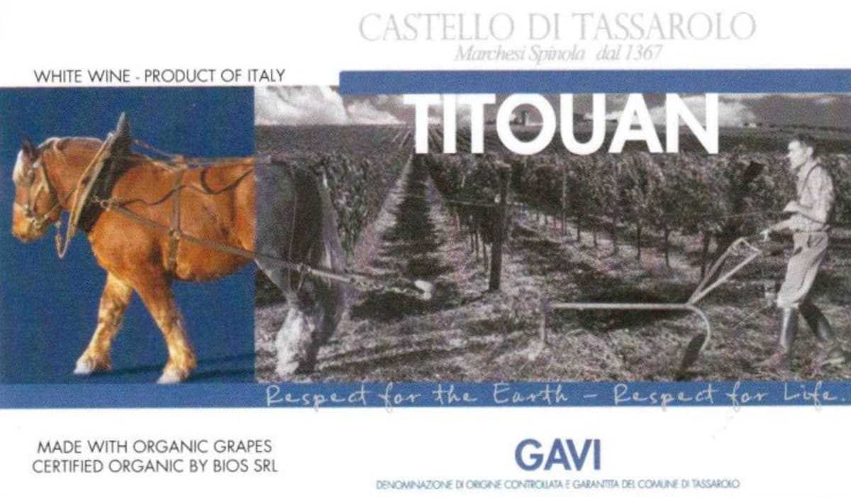 Castello di Tassarolo Titouan Gavi 2013 Front Label