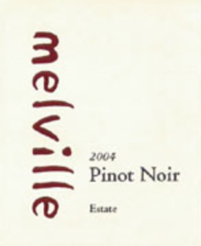Melville Sta. Rita Hills Estate Pinot Noir 2004 Front Label