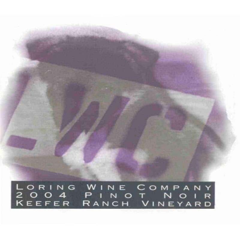 Loring Wine Company Keefer Pinot Noir 2004 Front Label