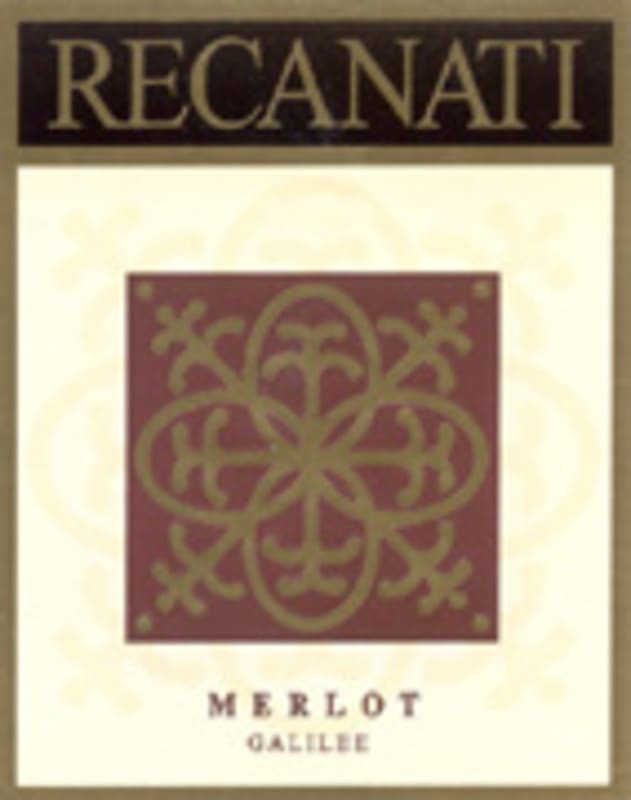 Recanati Upper Galilee Merlot (OU Kosher) 2003 Front Label