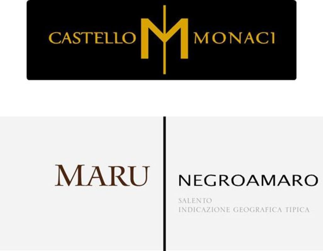 Castello Monaci Salento Maru Negroamaro 2011 Front Label