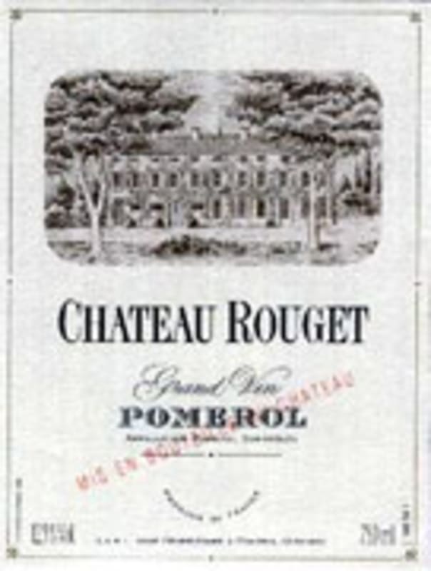 Chateau Rouget 1998 Front Label
