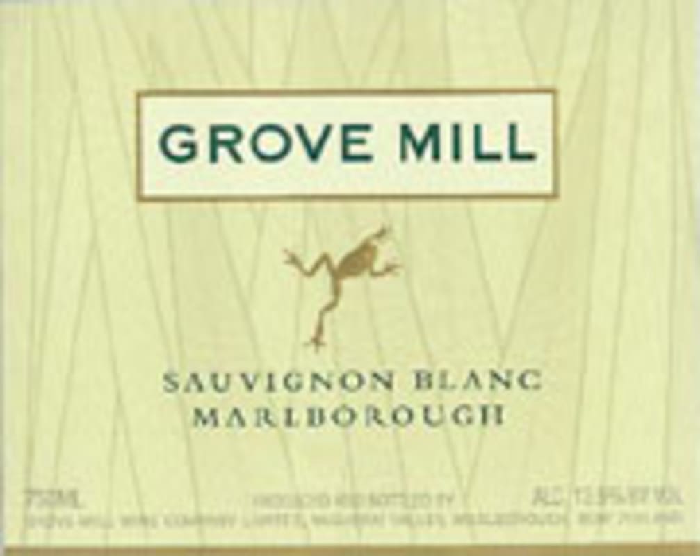 Grove Mill Sauvignon Blanc 2003 Front Label