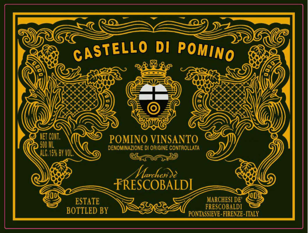 Frescobaldi Castello di Pomino Vin Santo 2006 Front Label
