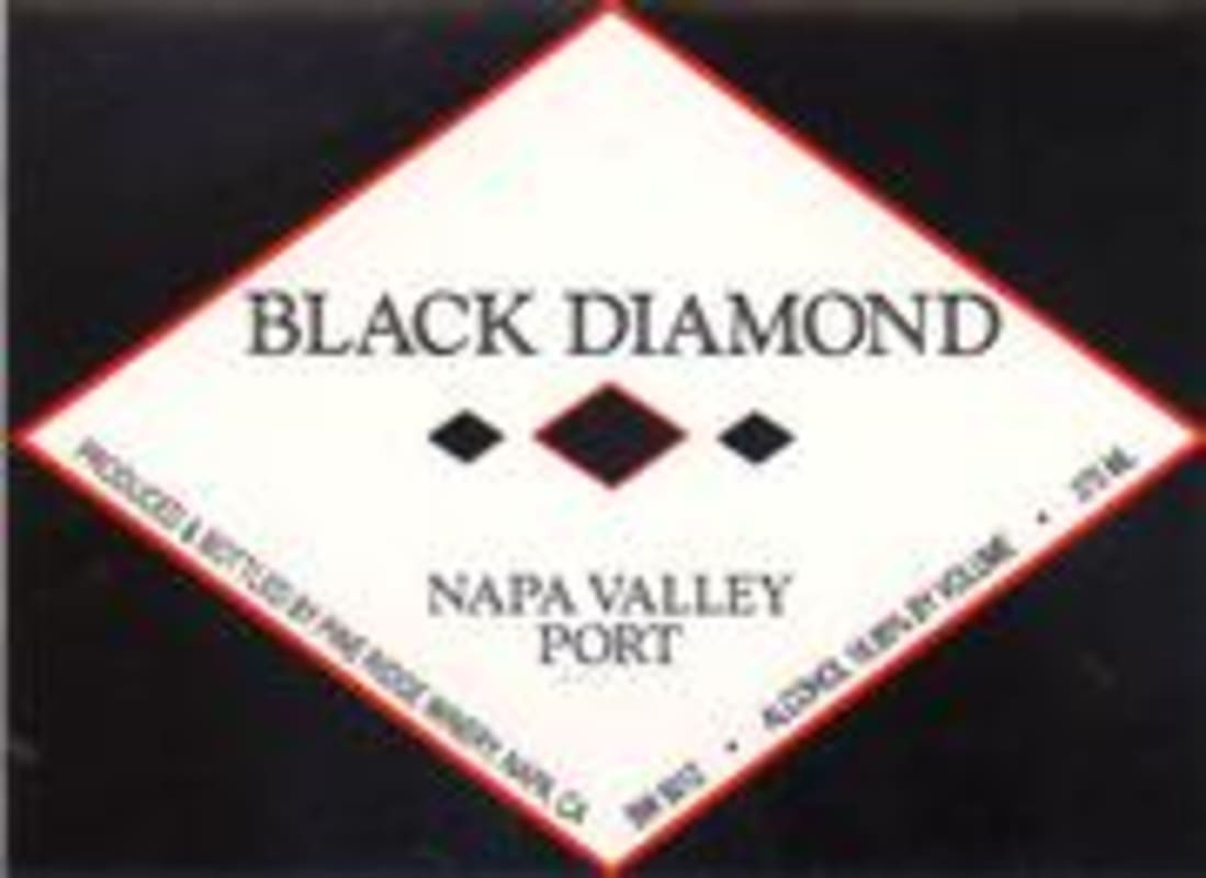 Pine Ridge Black Diamond Port (half-bottle) 1997 Front Label