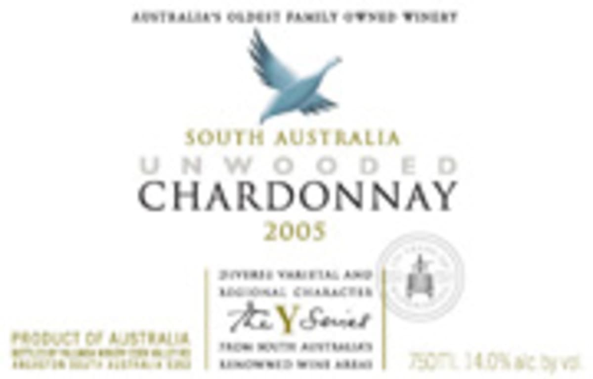 Yalumba Y Series Unwooded Chardonnay 2005 Front Label