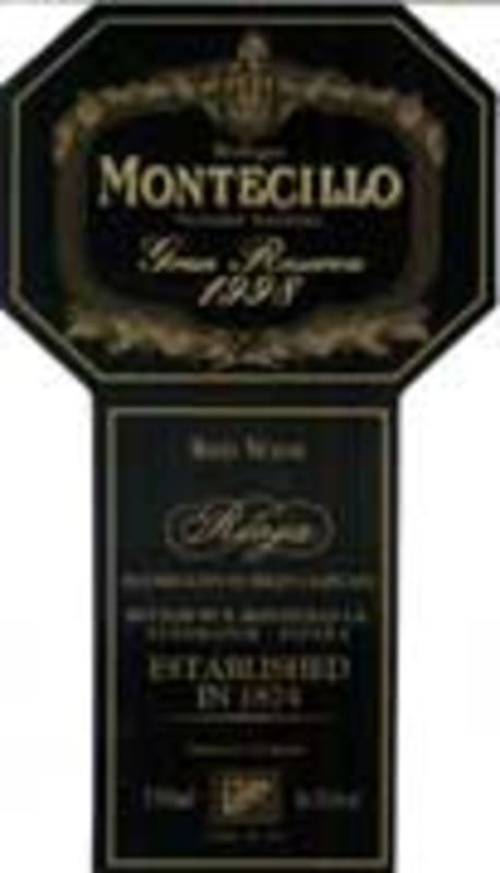 Bodegas Montecillo Gran Reserva 1998 Front Label