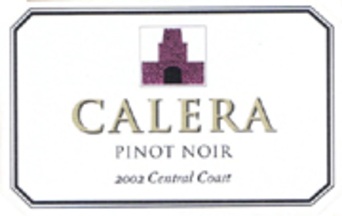 Calera Central Coast Pinot Noir 2002 Front Label