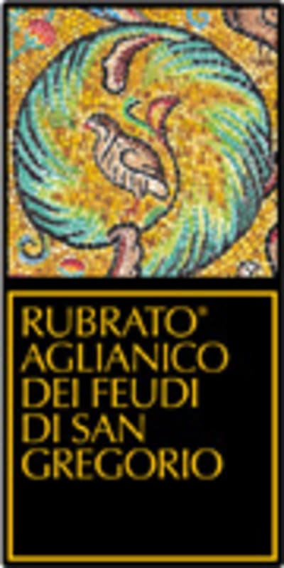 Feudi di San Gregorio Rubrato Aglianico 2003 Front Label