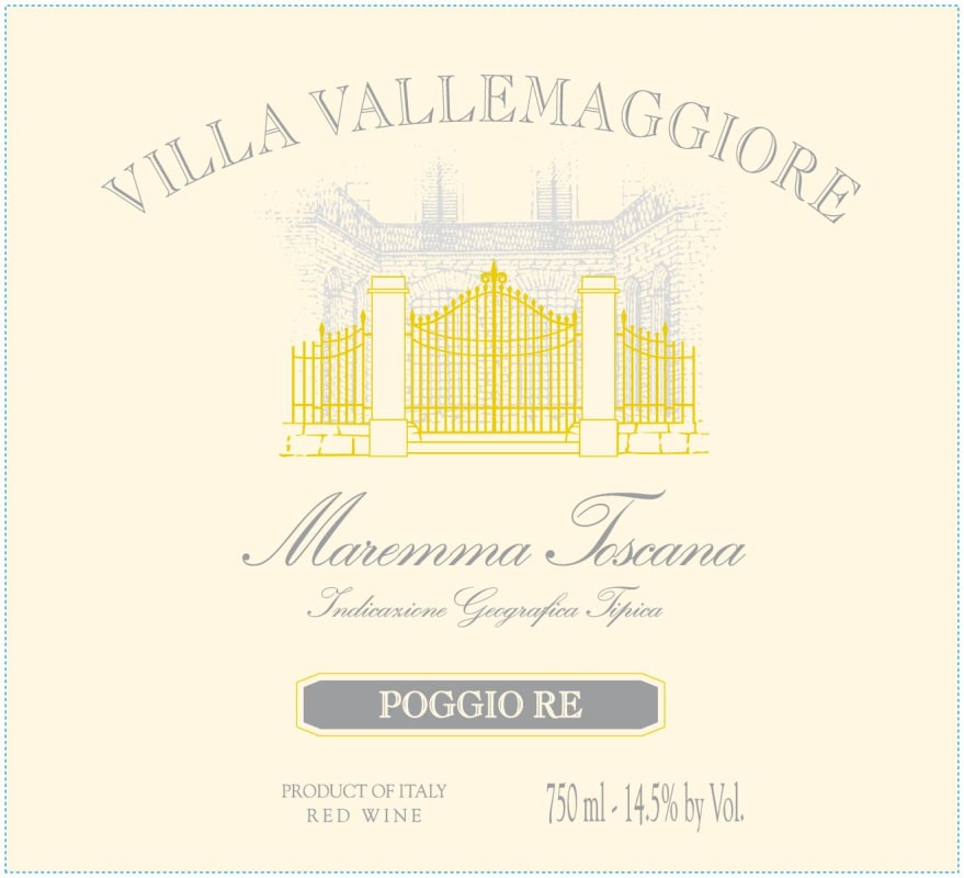 Castello Vicchiomaggio Villa Vallemaggiore Maremma Toscana 2013 Front Label
