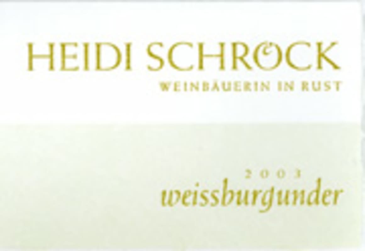 Heidi Schrock & Sohne Weissburgunder 2004 Front Label
