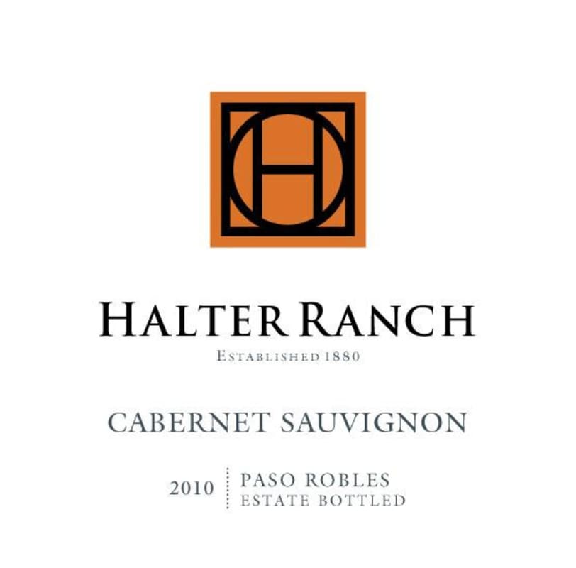 Halter Ranch Cabernet Sauvignon 2010 Front Label