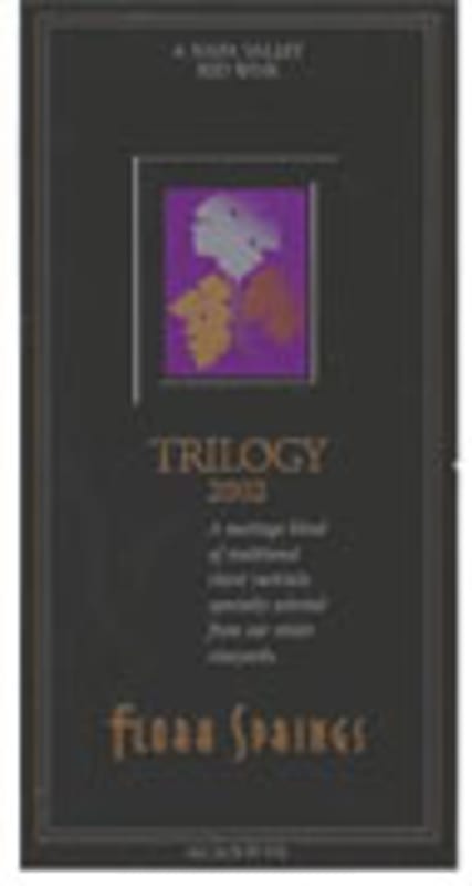 Flora Springs Trilogy 2002 Front Label