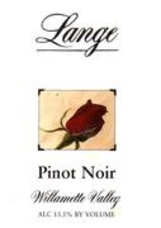 Lange Winery Classique Pinot Noir 1998 Front Label