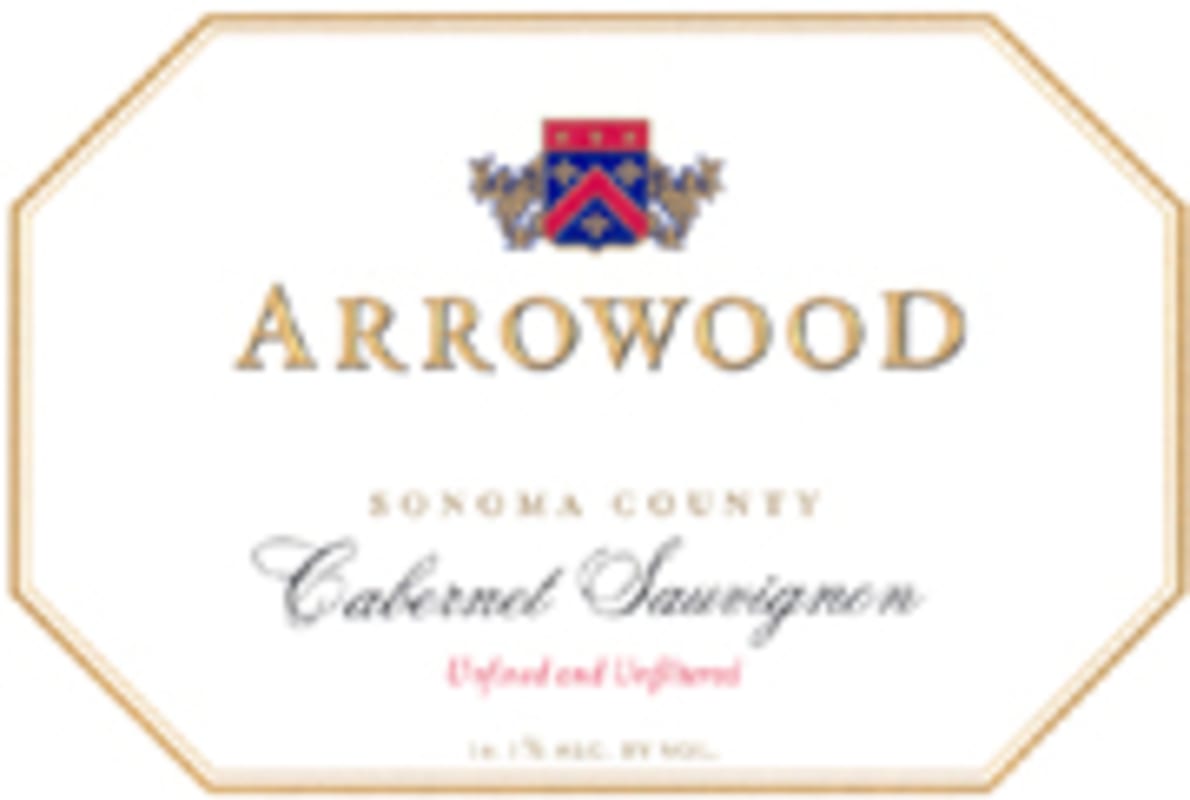 Arrowood Sonoma Cabernet Sauvignon 2001 Front Label
