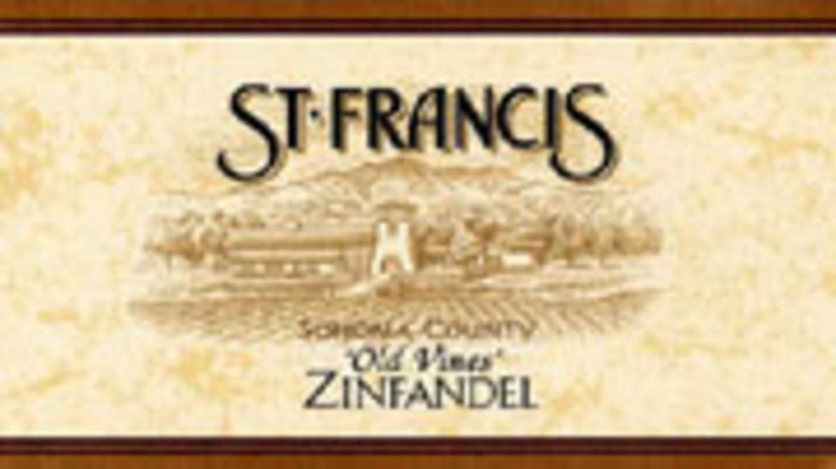 St. Francis Old Vines Zinfandel 2003 Front Label