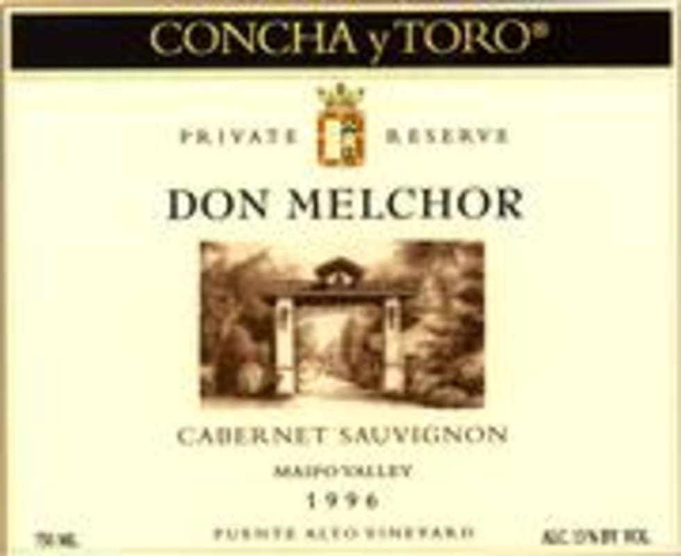 Don Melchor Cabernet Sauvignon 1995 Front Label