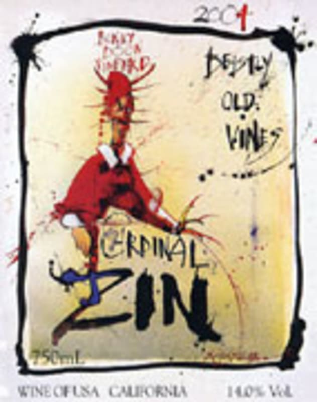 Cardinal Zin 2004 Front Label