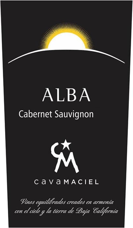 Cava Maciel Alba Cabernet Sauvignon 2012 Front Label