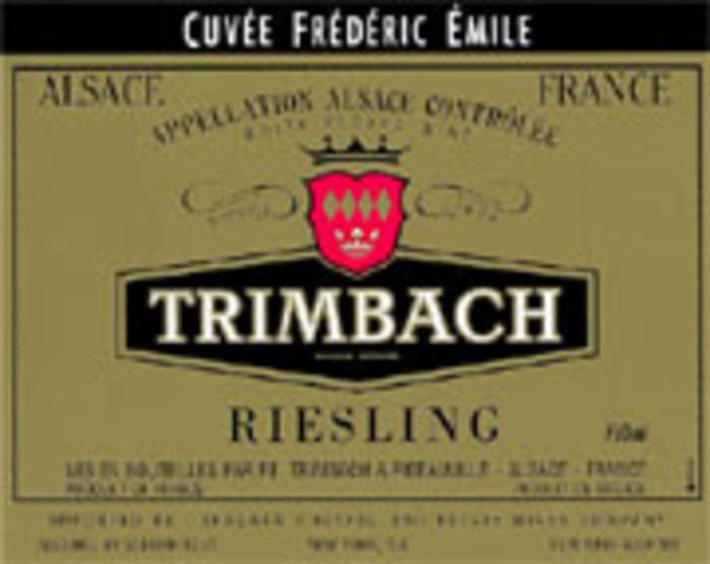Maison Trimbach Cuvee Frederic Emile Riesling (375ML half-bottle) 2000 Front Label