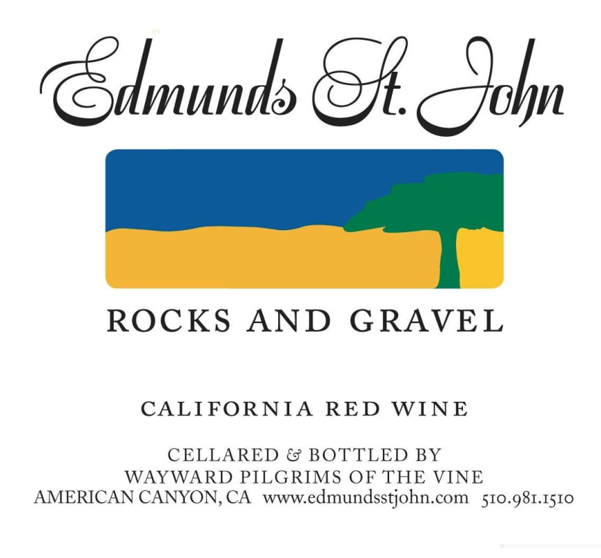 Edmunds St. John Rocks and Gravel 2009 Front Label