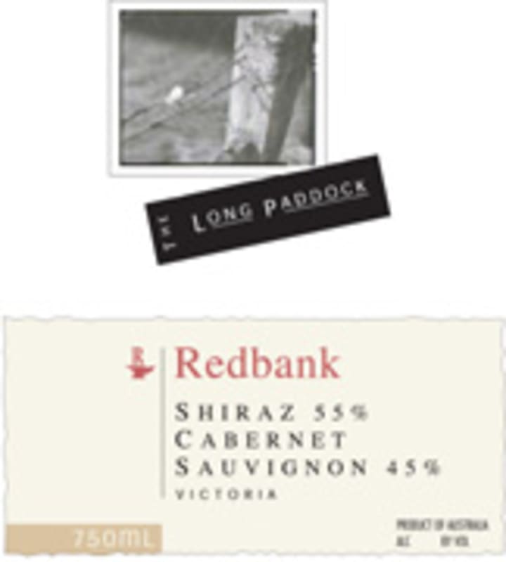 Redbank Long Paddock Shiraz - Cabernet 2003 Front Label