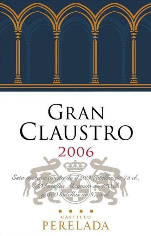 Castillo Perelada Gran Claustro 2006 Front Label