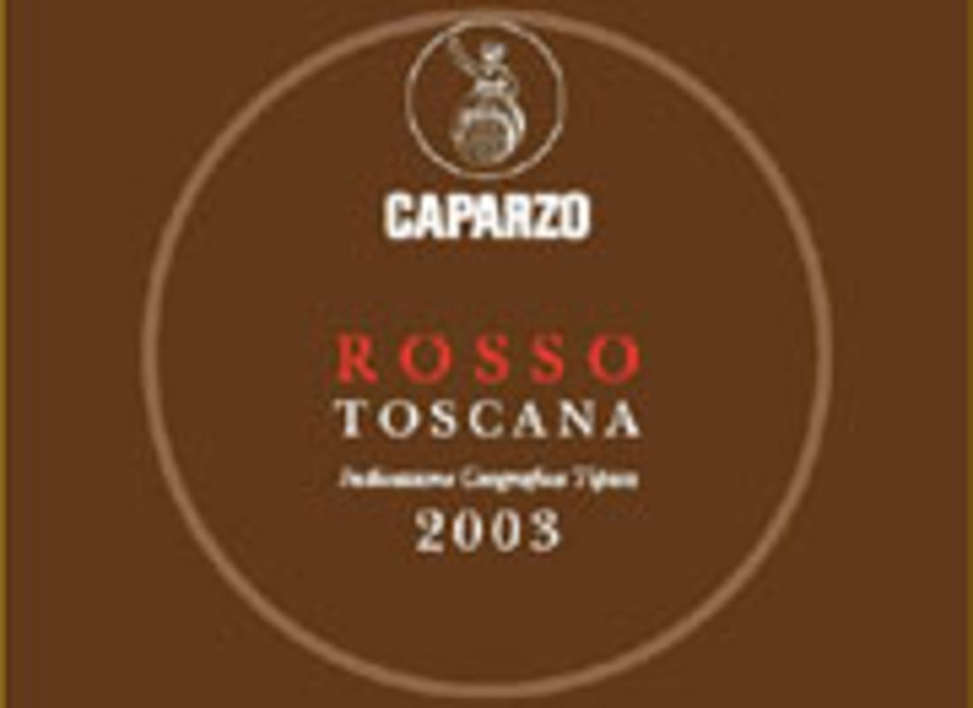 Caparzo Rosso di Montalcino 2003 Front Label