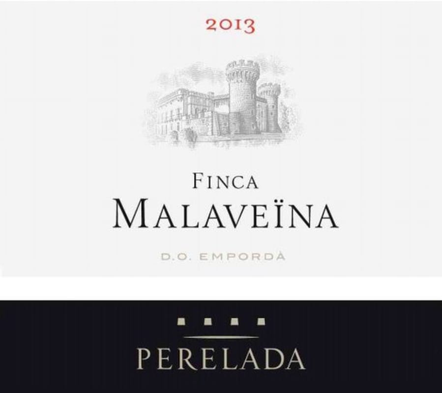 Castillo Perelada Finca Malaveina 2013 Front Label