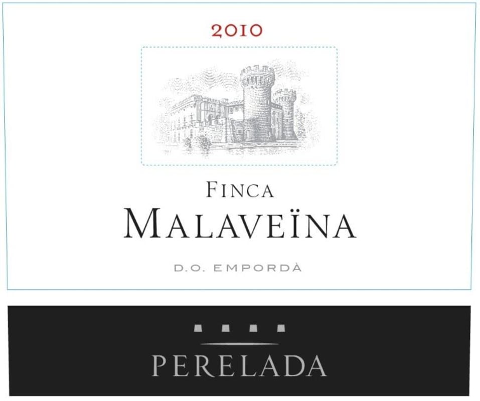 Castillo Perelada Finca Malaveina 2010 Front Label