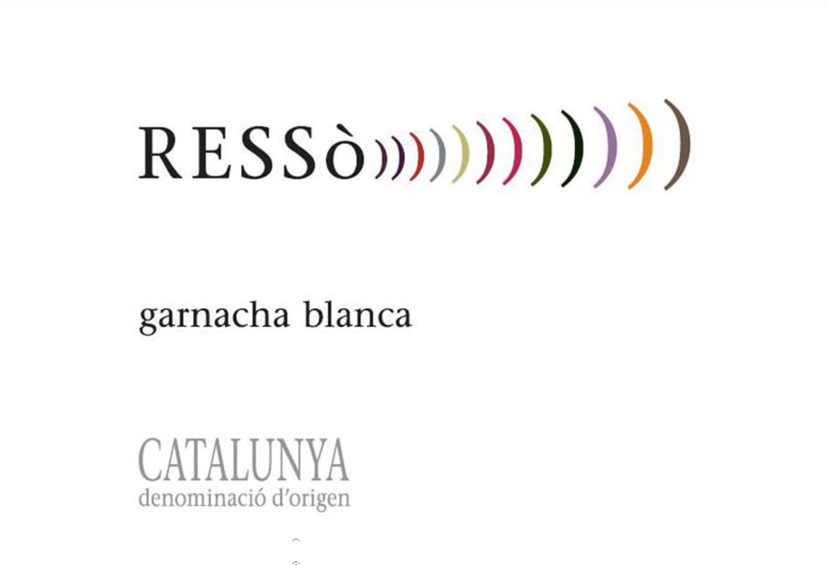 Cavas Masachs Resso Garnacha Blanca 2014 Front Label