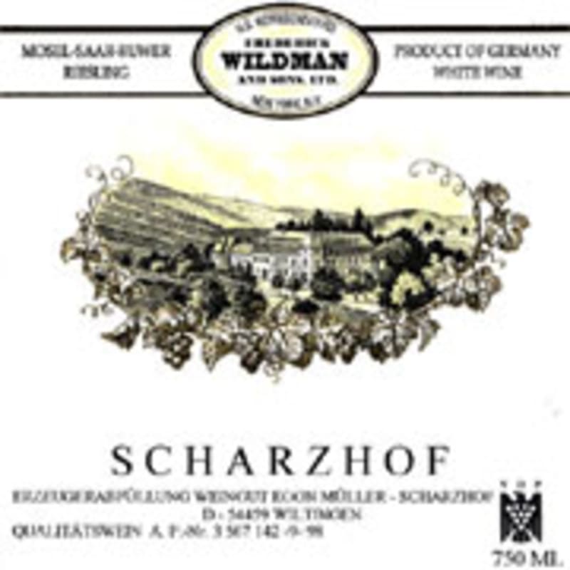 Egon Muller Scharzhofberger Riesling QbA 2004 Front Label