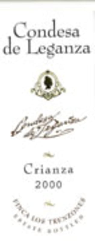 Condesa de Leganza Crianza 2000 Front Label