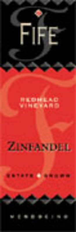 Fife Redhead Vineyard Zinfandel 2002 Front Label