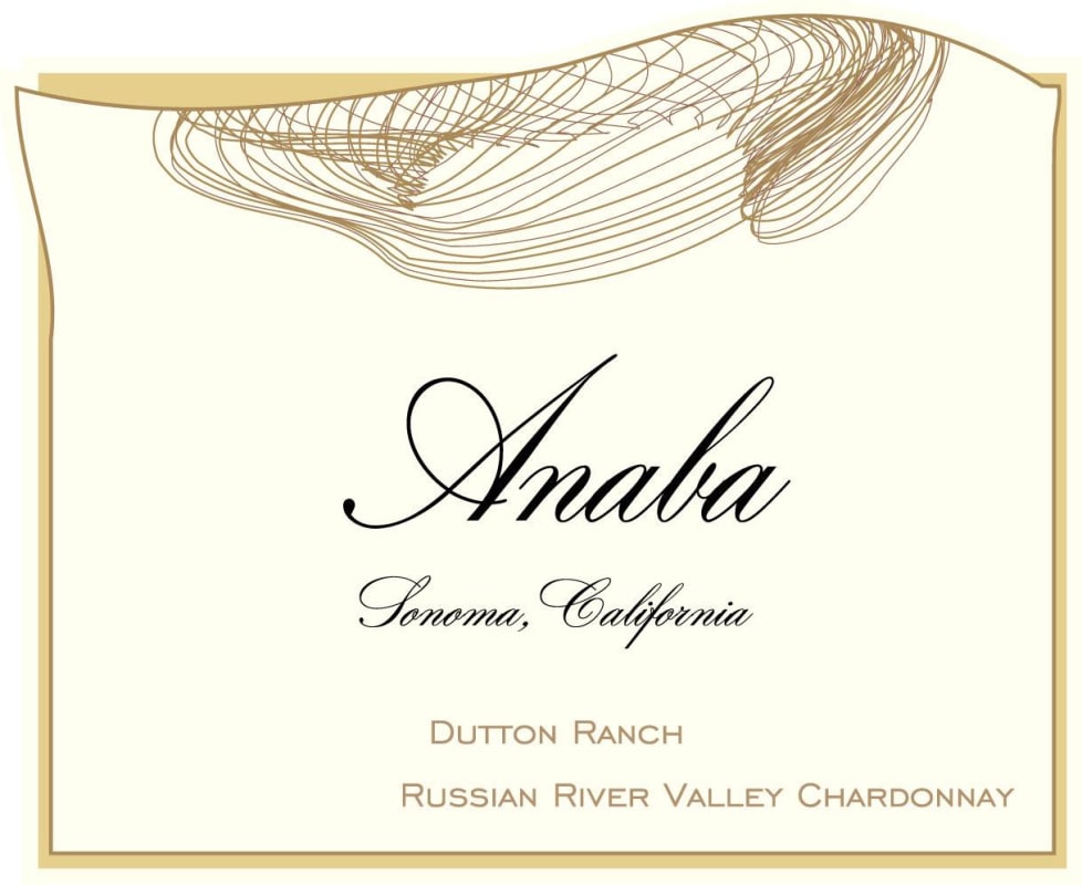 Anaba Dutton Ranch Chardonnay 2013 Front Label