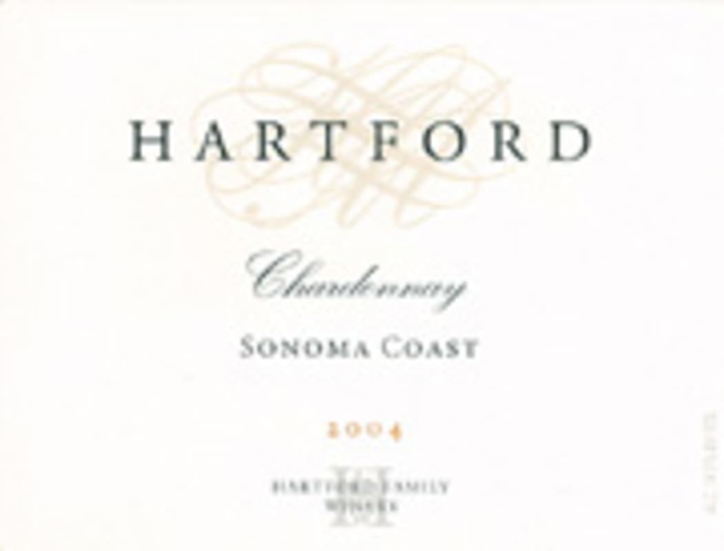 Hartford Sonoma Coast Chardonnay 2004 Front Label