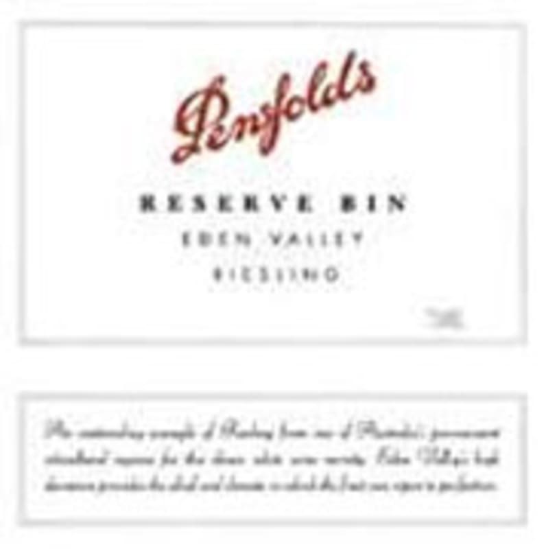 Penfolds Eden Valley Bin 51 Reserve Riesling 2003 Front Label