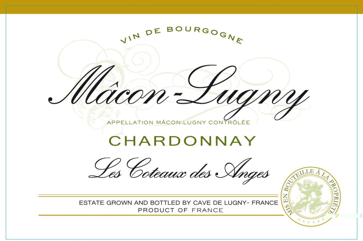 Cave de Lugny Macon Lugny Les Coteaux des Anges Chardonnay 2014 Front Label
