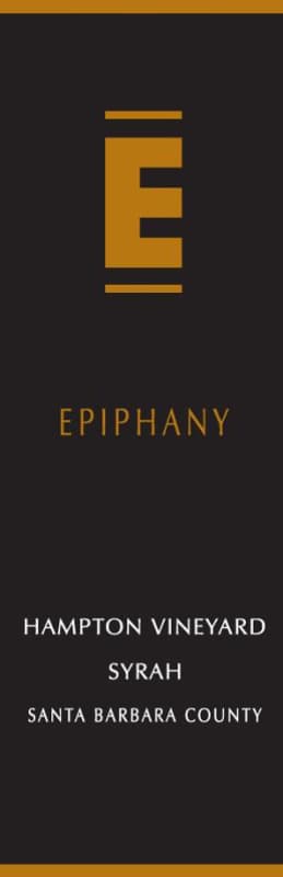 Epiphany Hampton Vineyard Syrah 2011 Front Label