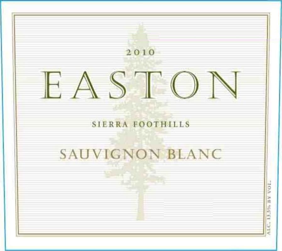 Easton Sauvignon Blanc 2010 Front Label