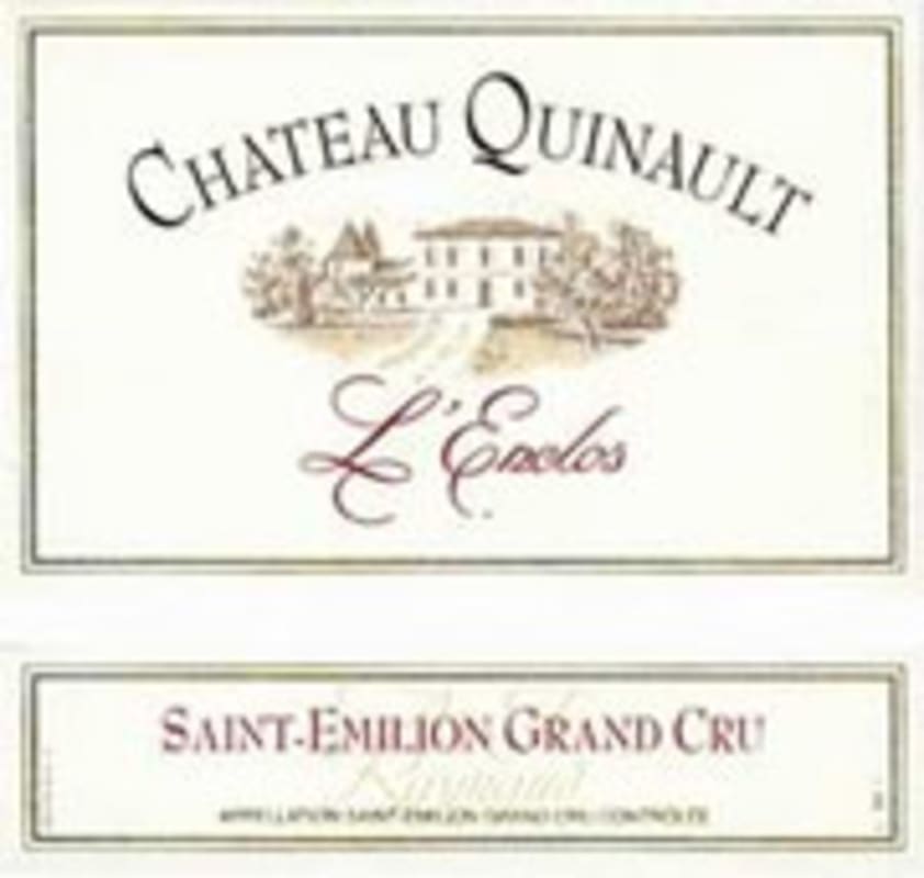 Chateau Quinault l'Enclos 2001 Front Label