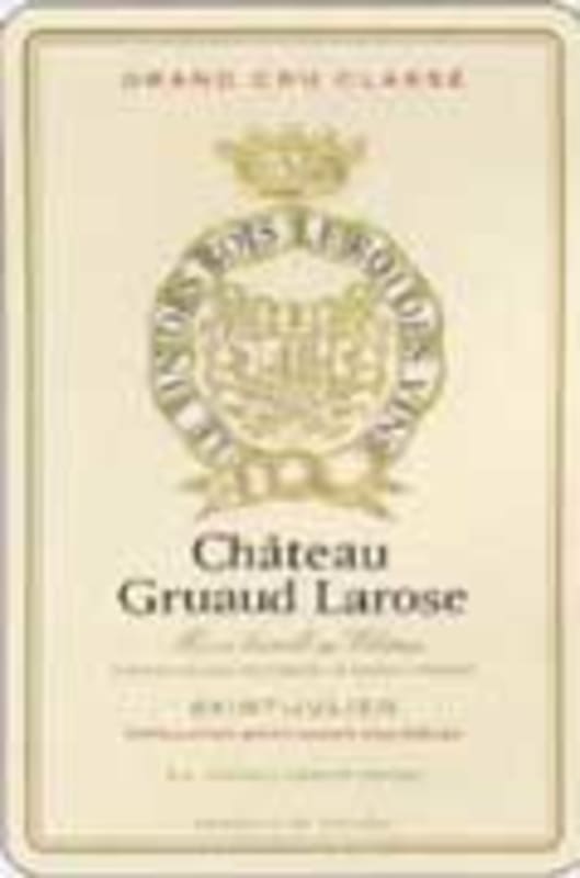 Chateau Gruaud Larose (375ML half-bottle) 2001 Front Label