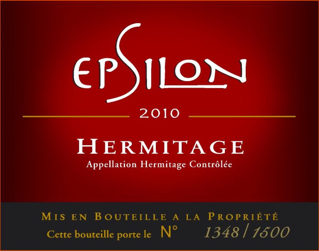 Cave de Tain Epsilon 2010 Front Label
